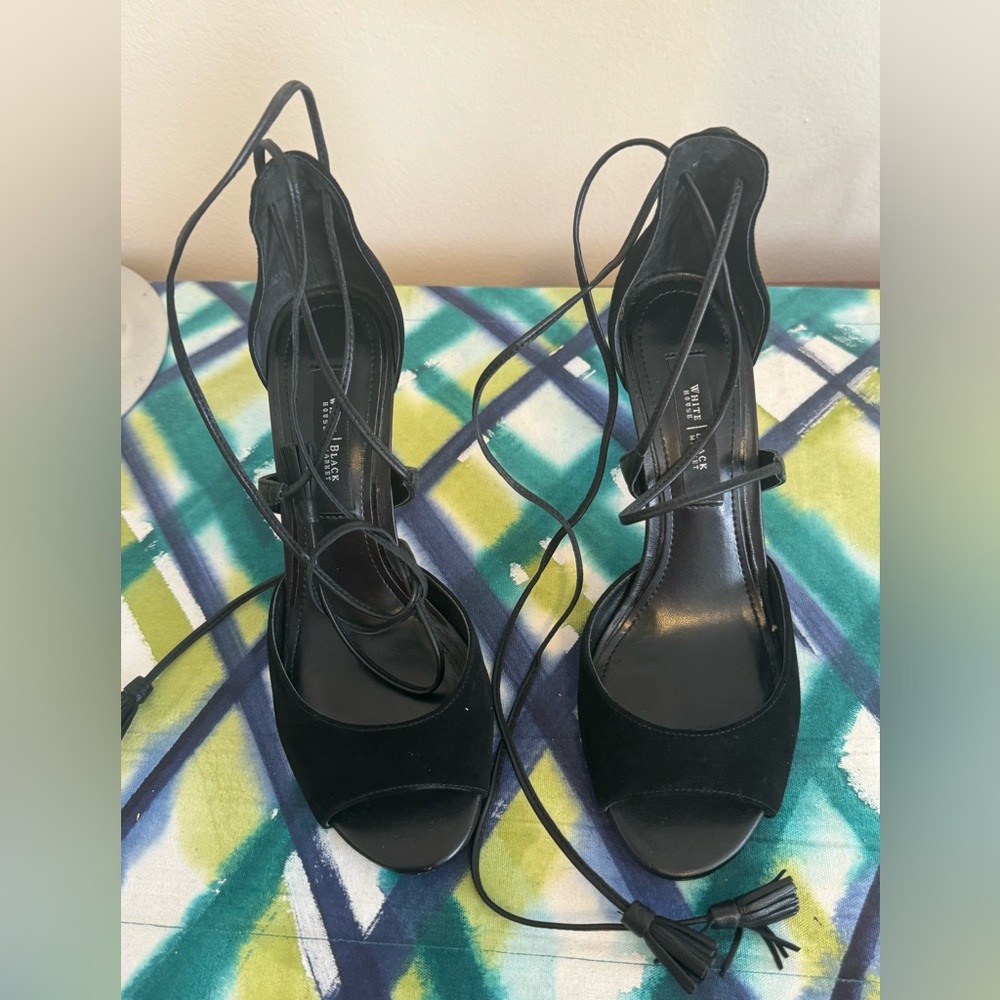 Black Strappy Heels